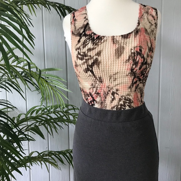 Vintage Bubble Abstract Tank Top Blouse - Picture 4 of 4